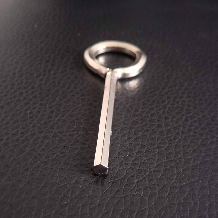 1/8” Standard Hex Dogging Key with Full Loop, Allen Wrench